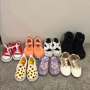 Girls size 7 lot of 7 shoes